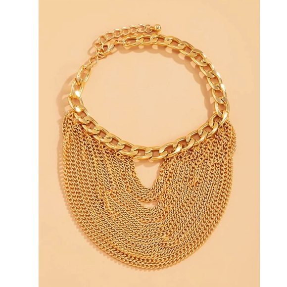 Gold Chain Dangle Heel Anklets - Picture 5 of 6